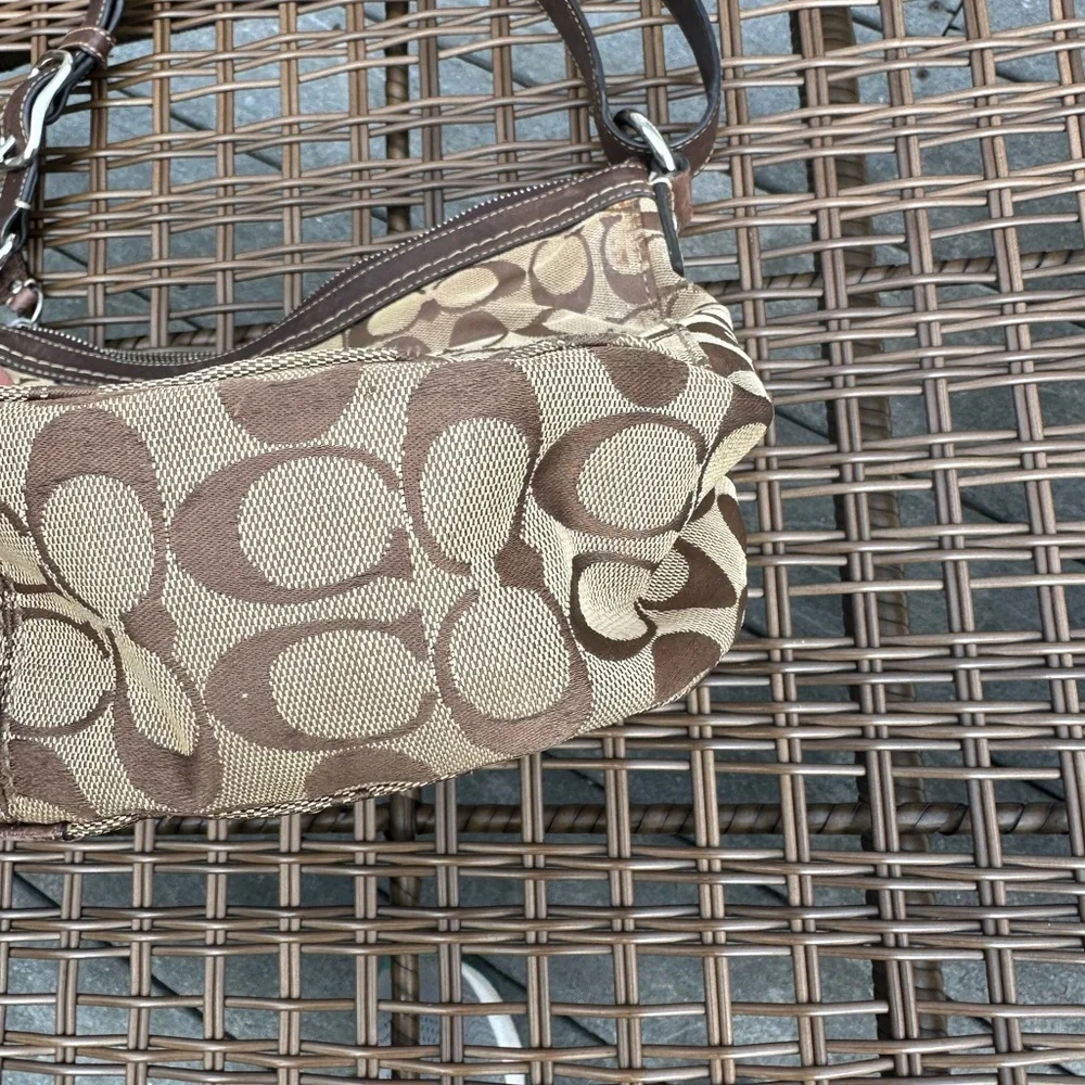 COACH CHELSEA brown Signature shoulder tote bag - Picture 7 of 9